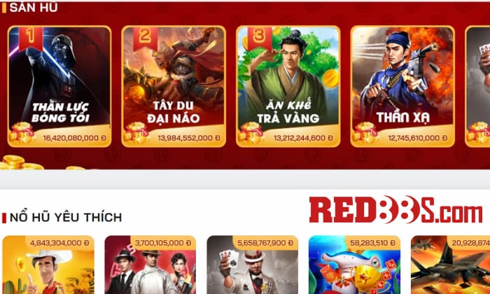 Top game hot trong nổ hũ RED88